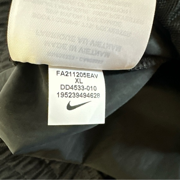 Women's Nike Woven Maxi Mesh Tulle Maxi Black Skirt Size X-Large Streetwear Goth - Picture 14 of 14